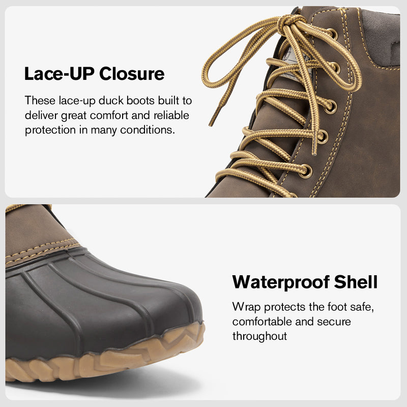Cargue la imagen en el visor de la galería, Men's Waterproof Duck Boot