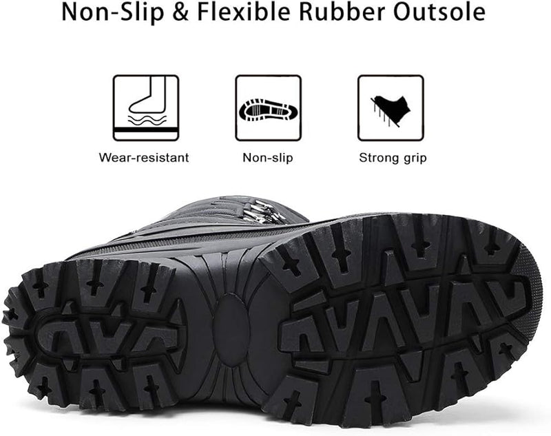 Load image into Gallery viewer, Men's Winter Waterproof Insulated Shell Snow Boots
