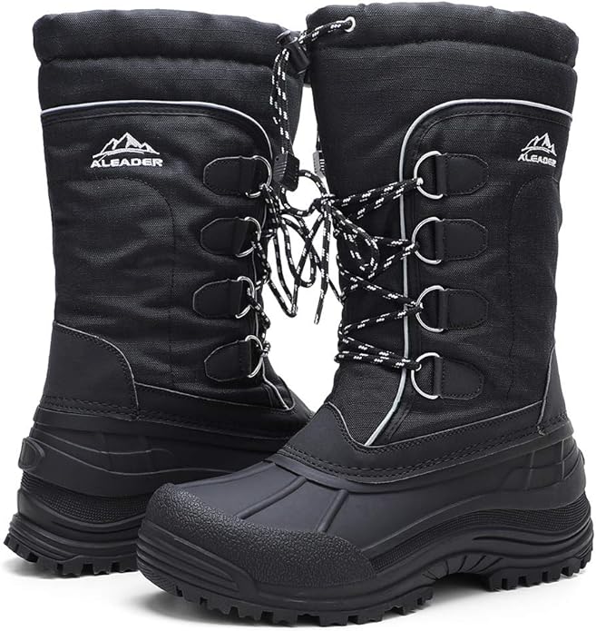 Load image into Gallery viewer, Men's Winter Waterproof Insulated Shell Snow Boots