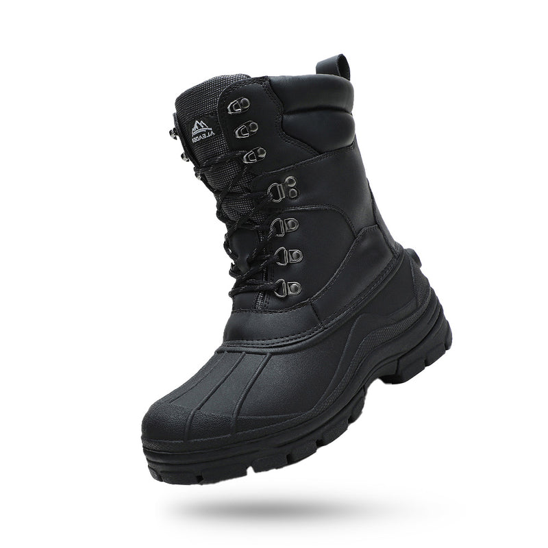 Load image into Gallery viewer, Men’s Lace up Insulated Snow Boots