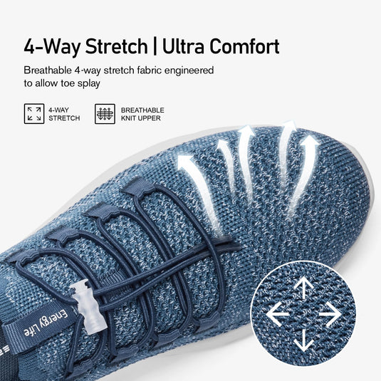 Aleader Women's Casual Slip-On Sneakers, Energycloud Comfort Tennis Walking Shoes