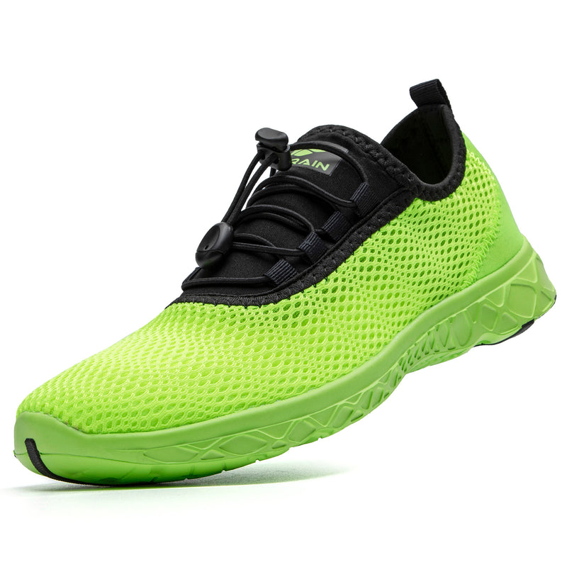 Load image into Gallery viewer, Men's Xdrain Crew BlackNeon Green
