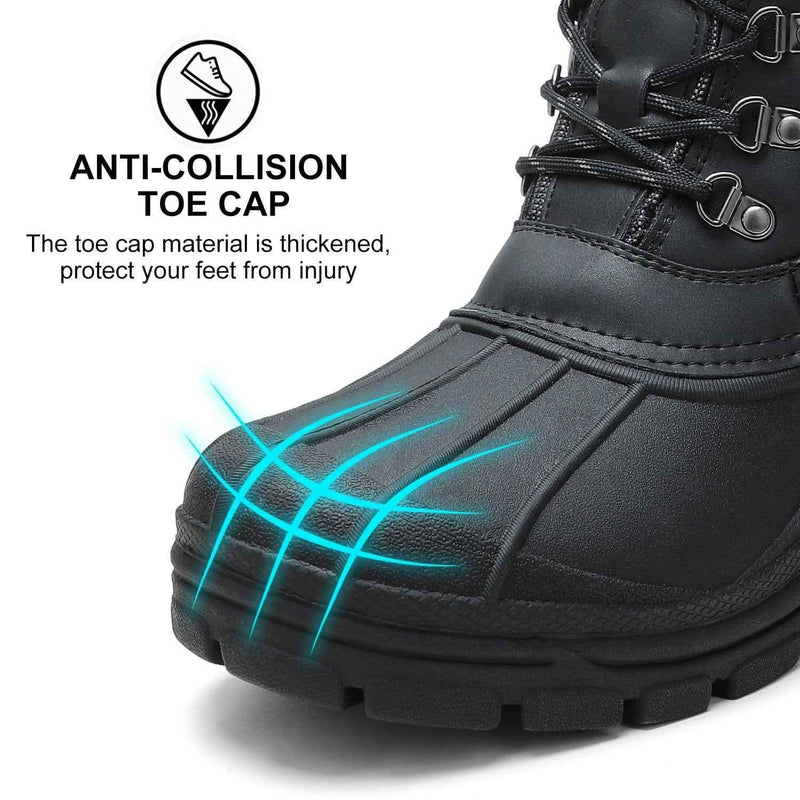 Cargue la imagen en el visor de la galería, Aleader Men’s Lace up Insulated Waterproof Winter Snow Boots