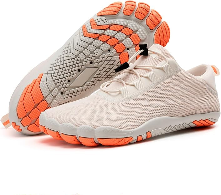 Load image into Gallery viewer, Men's Barefoot Aqua Beige Orange
