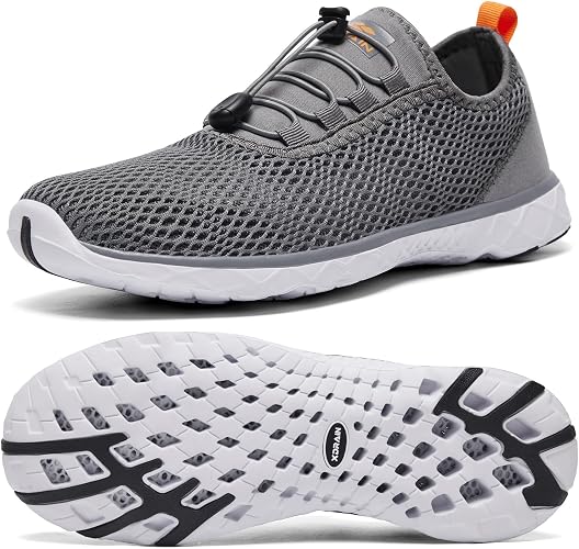 Men's Xdrain Crew Dark GreyOrange