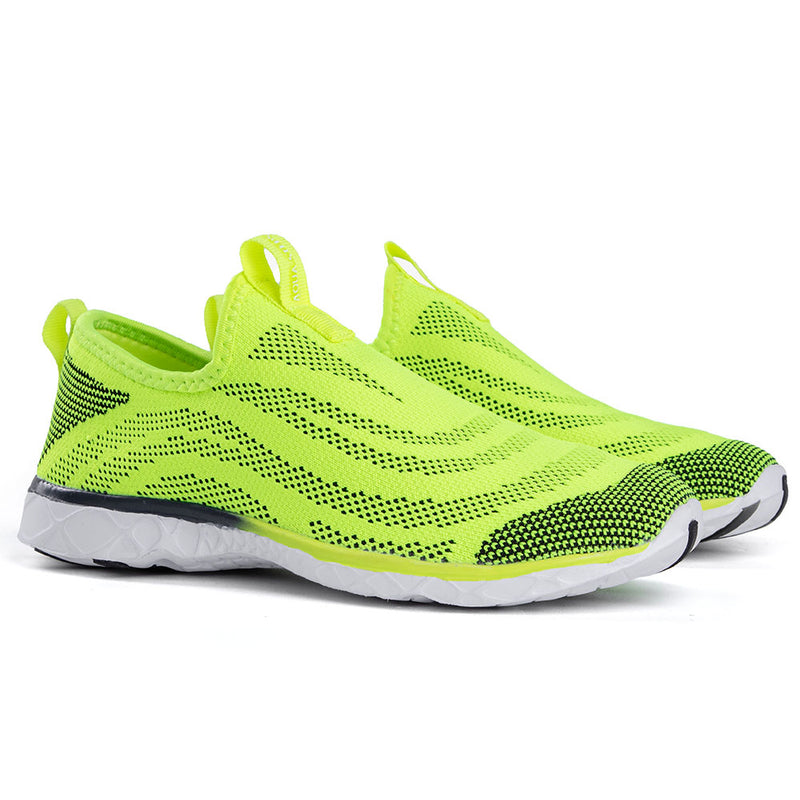 Laden Sie das Bild in Galerie -Viewer, Aqua Steps Women Lightweight Water Shoes - Neon Green
