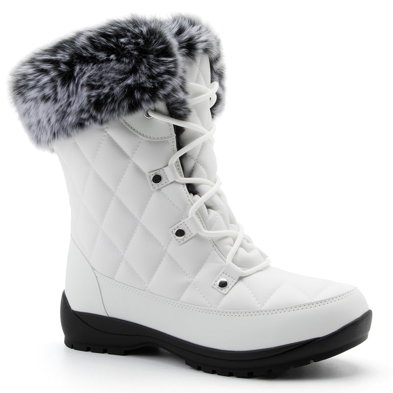 Load image into Gallery viewer, ALEADER Women's Quilted Winter Snow Boots
