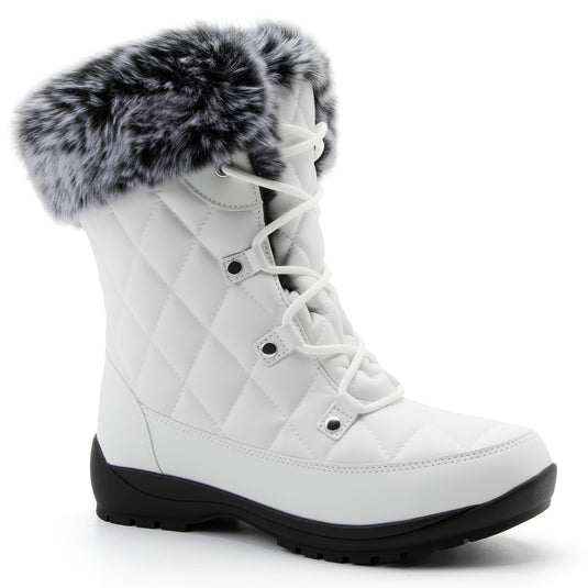 ALEADER Women's Quilted Winter Snow Boots