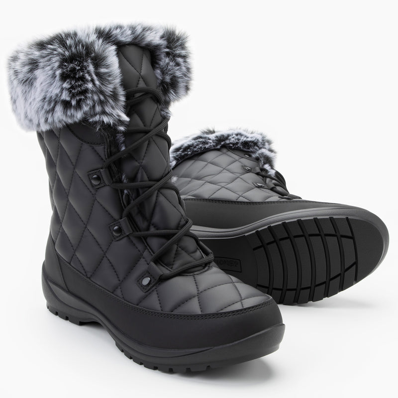 Load image into Gallery viewer, ALEADER Women's Quilted Winter Snow Boots
