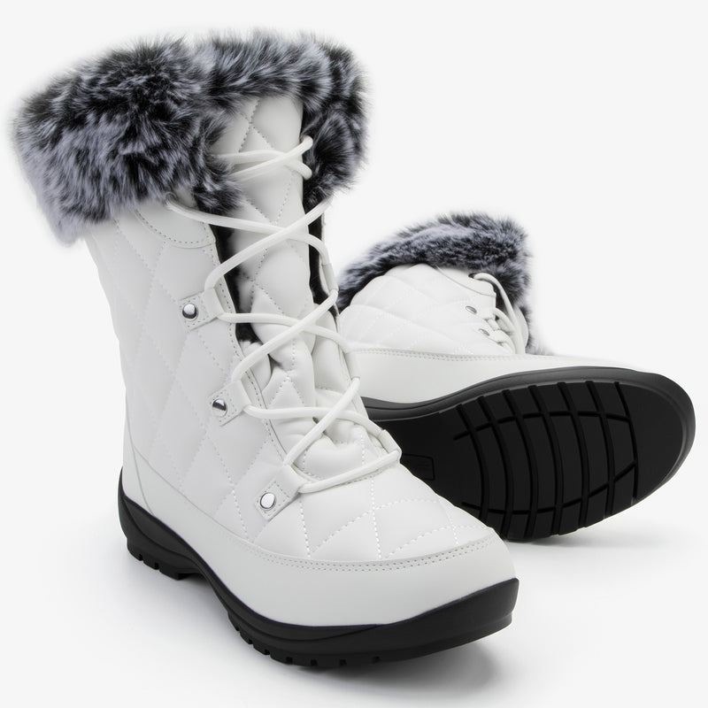 Load image into Gallery viewer, ALEADER Women's Quilted Winter Snow Boots
