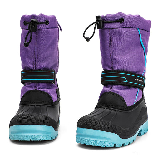 Aleader kids Outdoor Waterproof Winter Snow Boots