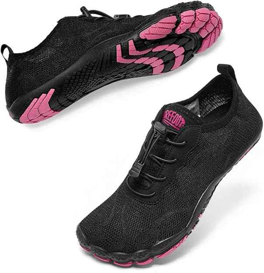 Hiitave Womens Water Shoes Quick Dry Barefoot for Swim Diving Surf Aqua Sports Pool Beach Walking Yoga (Copy)