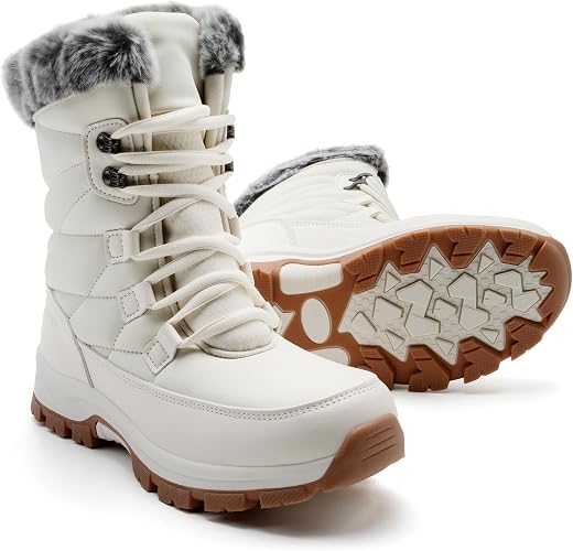 Load image into Gallery viewer, Women's Winter Snow Boots Lightweight Warm Fur Lined
