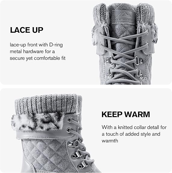 Load image into Gallery viewer, Aleader Womens Winter Duck Boots
