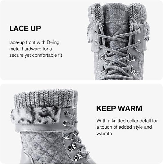 Aleader Womens Winter Duck Boots
