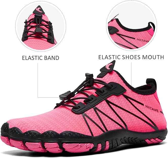 Load image into Gallery viewer, Hiitave Womens Water Shoes Quick Dry Barefoot for Swim Diving Surf Aqua Sports Pool Beach Walking Yoga

