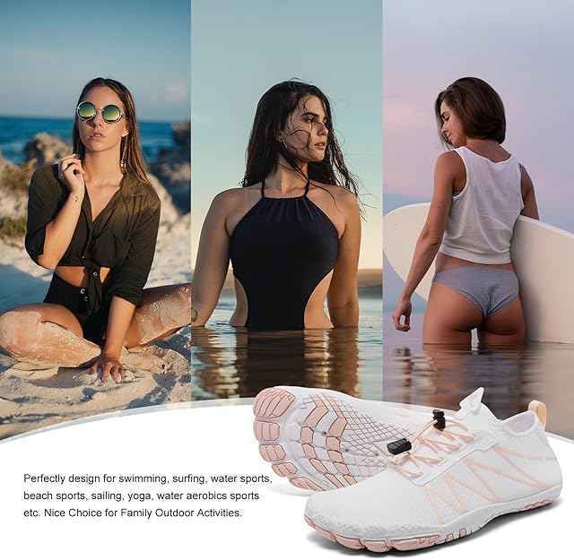 Load image into Gallery viewer, Hiitave Womens Water Shoes Quick Dry Barefoot for Swim Diving Surf Aqua Sports Pool Beach Walking Yoga
