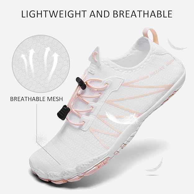 Load image into Gallery viewer, Hiitave Womens Water Shoes Quick Dry Barefoot for Swim Diving Surf Aqua Sports Pool Beach Walking Yoga
