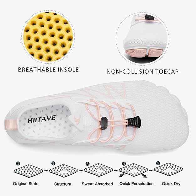 Load image into Gallery viewer, Hiitave Womens Water Shoes Quick Dry Barefoot for Swim Diving Surf Aqua Sports Pool Beach Walking Yoga
