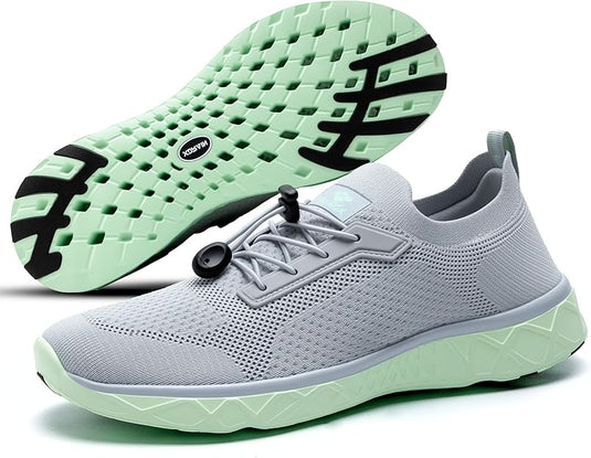 Men's Cross-Terrain Trainers Light Gray Mint