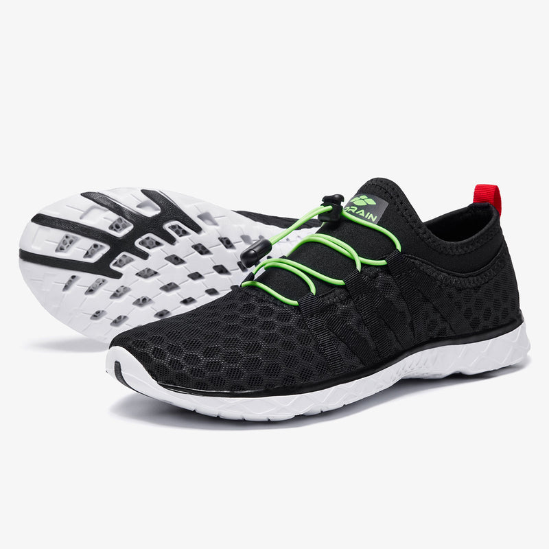 Load image into Gallery viewer, Men's Xdrain Venture Black Neon Green
