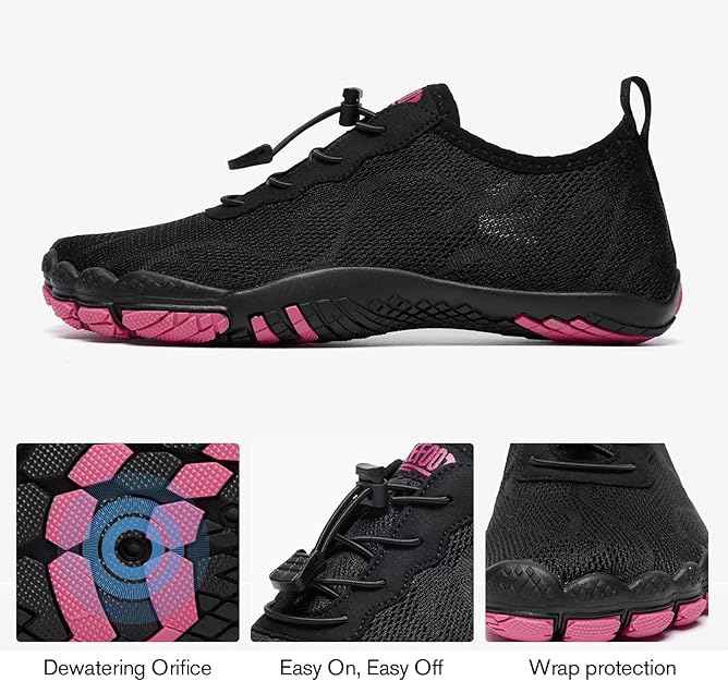 Load image into Gallery viewer, Hiitave Womens Water Shoes Quick Dry Barefoot for Swim Diving Surf Aqua Sports Pool Beach Walking Yoga (Copy)
