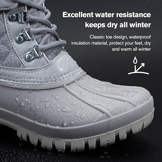 Aleader Womens Winter Duck Boots