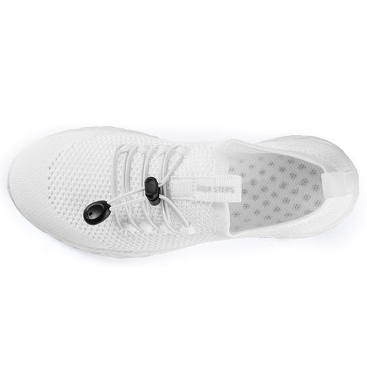 Aqua Steps Men Lightweight Water Shoes - White