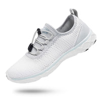 Women's Xdrain Crew White Ltgray