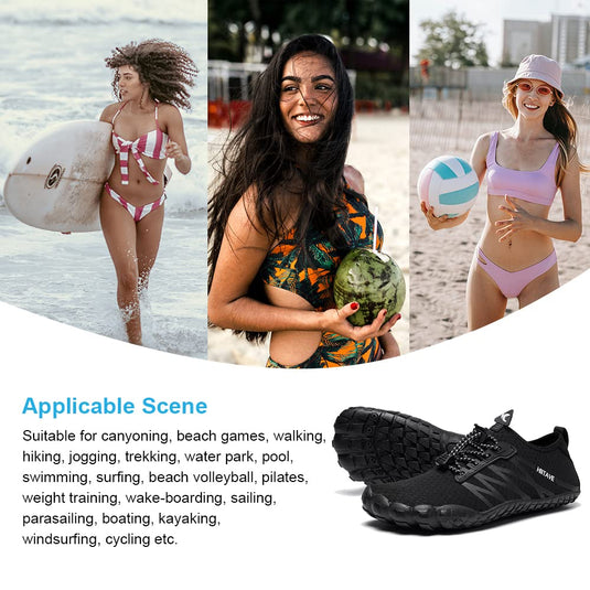 Hiitave Barfuß-Wasserschuhe für Damen 