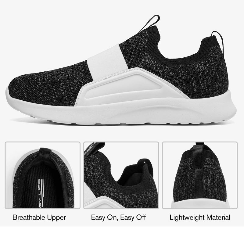 Load image into Gallery viewer, Aleader Women&#39;s Casual Slip-On Walking Sneakers, Comfort Knit Tennis Walking Shoes
