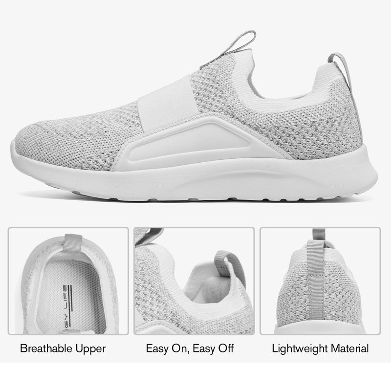 Load image into Gallery viewer, Aleader Women&#39;s Casual Slip-On Walking Sneakers, Comfort Knit Tennis Walking Shoes
