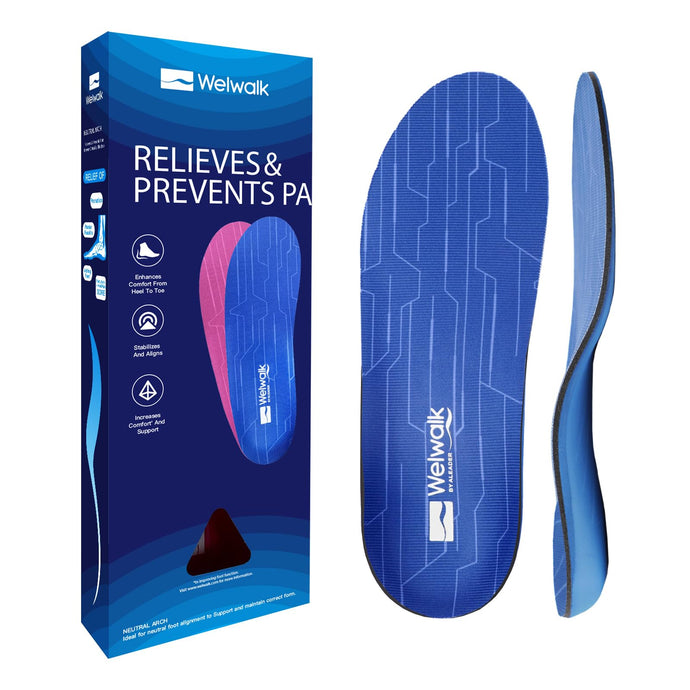 Aleader Insoles Shoe Inserts for Plantar Fasciitis, Arch Support, Pronation