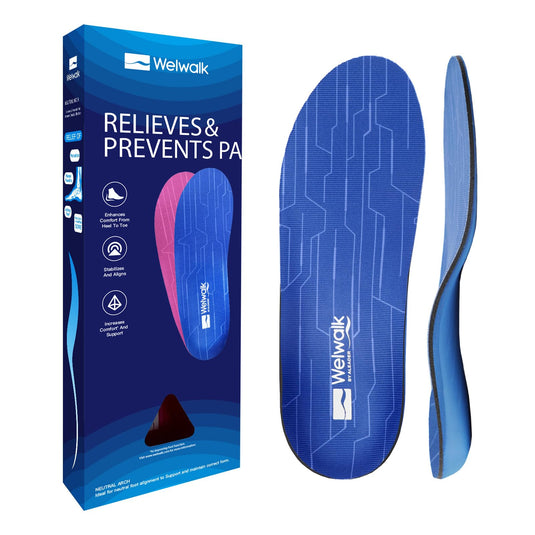 Aleader Insoles Shoe Inserts for Plantar Fasciitis, Arch Support, Pronation