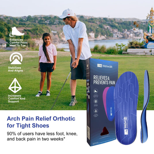 Aleader Insoles Shoe Inserts for Plantar Fasciitis, Arch Support, Pronation
