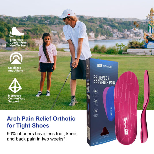 Aleader Insoles Shoe Inserts for Plantar Fasciitis, Arch Support, Pronation