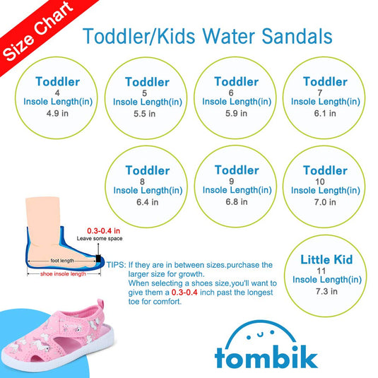 Tombik Kids Cute Aquatic Beach Sandals
