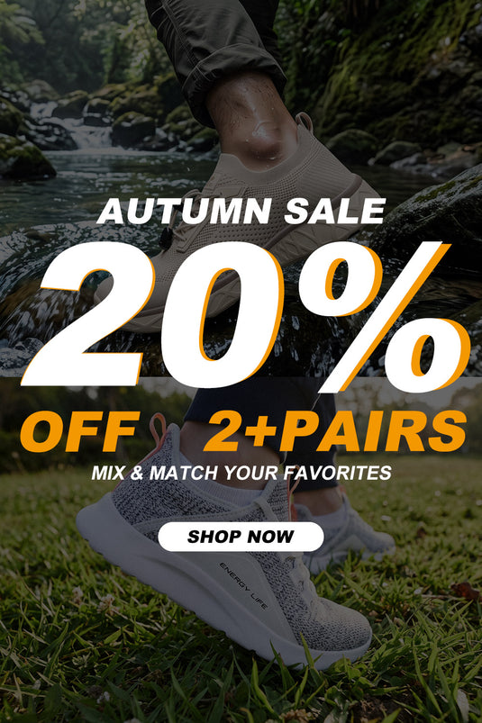Autumn sale 20% off 2+ pairs — mobile banner