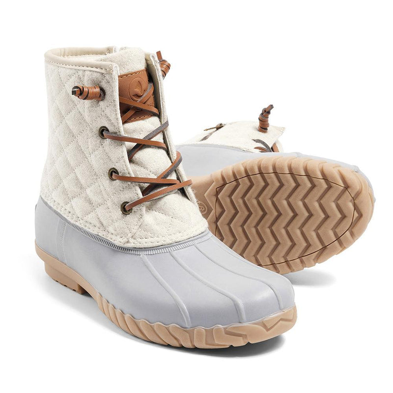Load image into Gallery viewer, Aleader Women Winter Duck Boots Waterproof Lined Insulated with Zipper Snow Boots - Aleader
