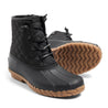 Aleader Women Winter Duck Boots Waterproof Lined Insulated with Zipper Snow Boots - Aleader