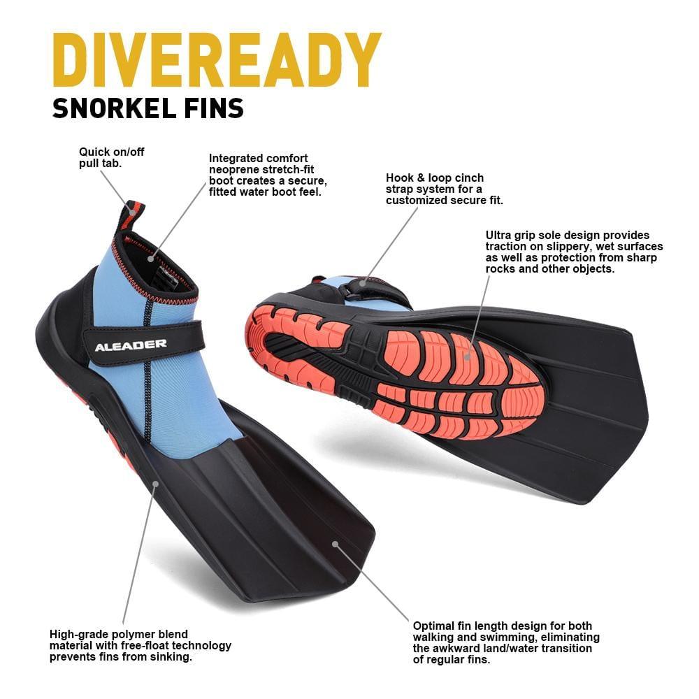 Aleader Hydro Snorkeling Fins Diving Shoes