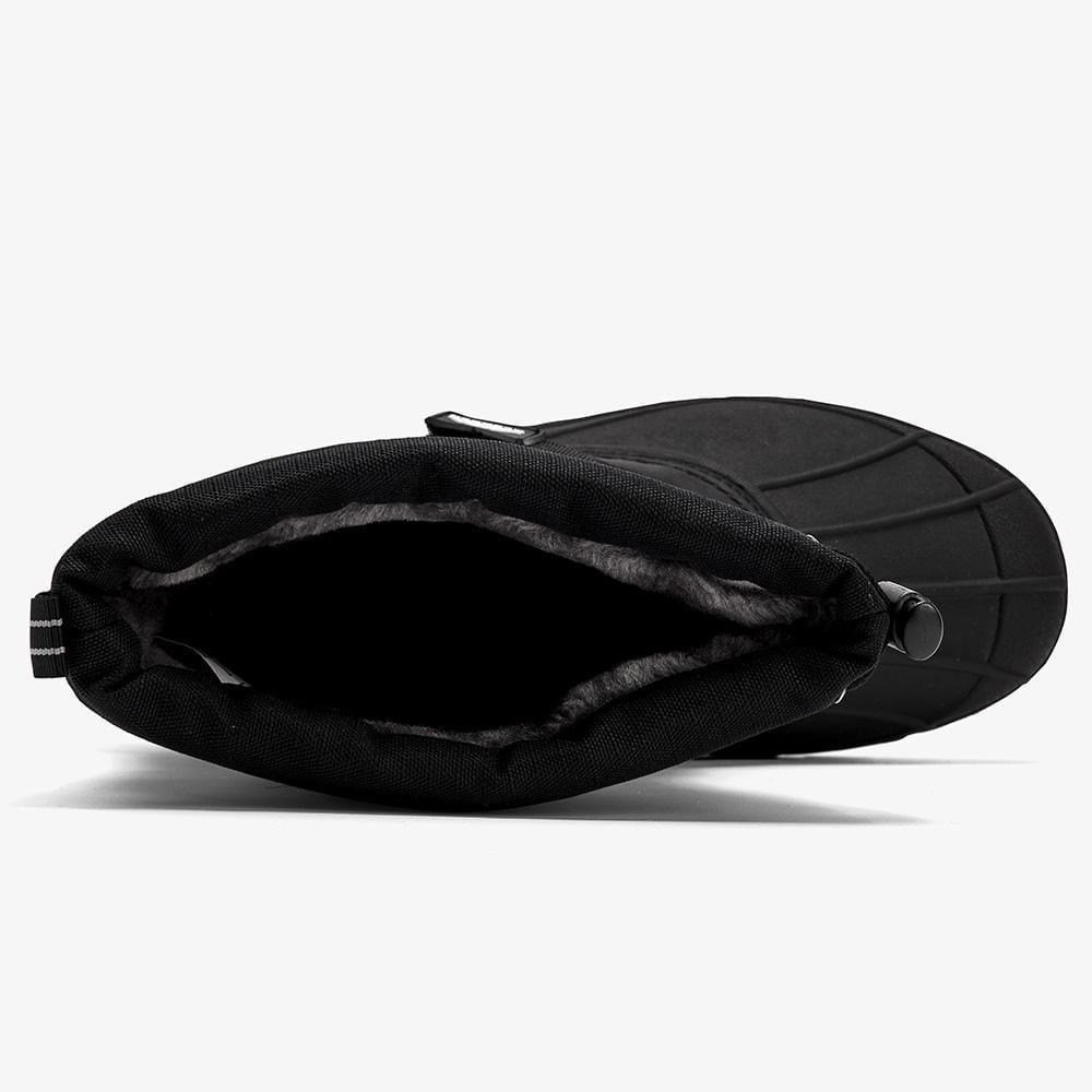 Aleader Aleader Men’s Insulated Waterproof Winter Snow Boots - Black/Buckle