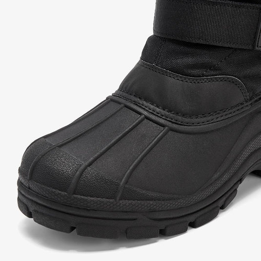 Aleader Aleader Men’s Insulated Waterproof Winter Snow Boots - Black/Buckle
