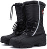Aleader Aleader Men’s Insulated Waterproof Winter Snow Boots - Black/Elastic Lace