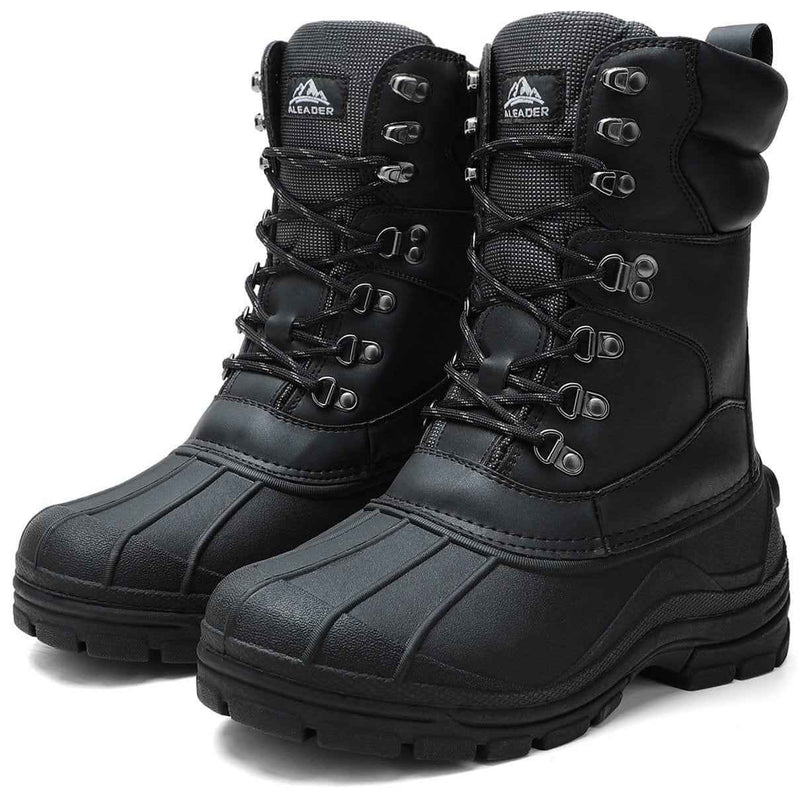 Load image into Gallery viewer, Aleader Men’s Lace up Insulated Waterproof Winter Snow Boots
