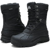 Aleader 7 / BLACK/PU Aleader Men’s Lace up Insulated Waterproof Winter Snow Boots - Black/Pu