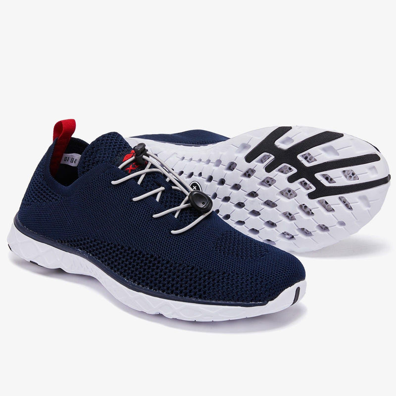 Load image into Gallery viewer, Aleader 7 / Navy - XD Aleader Men&#39;s Xdrain Flex Knit Water Shoes - Navy
