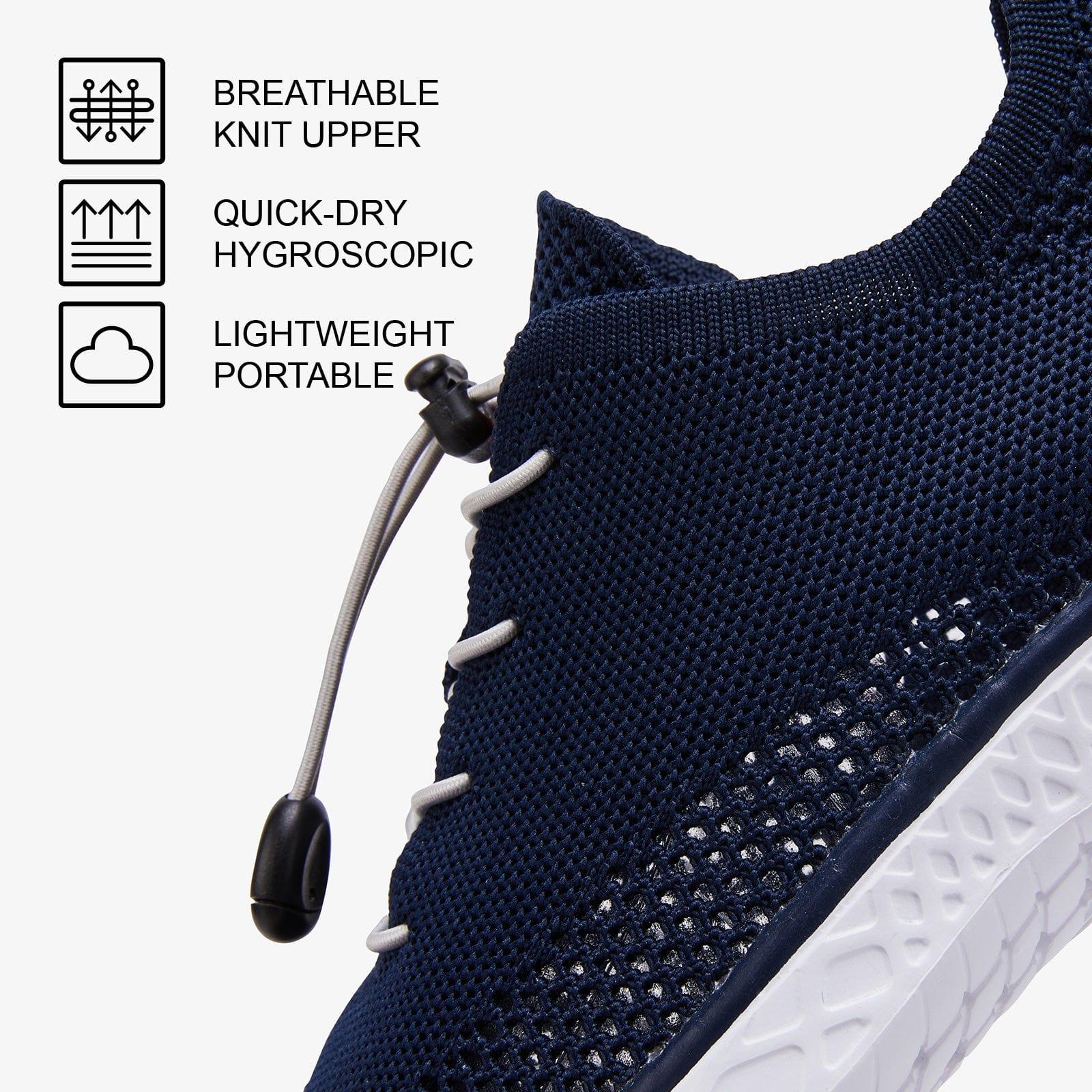 Breathable knit shoes hot sale