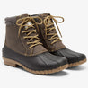 Aleader Aleader Mens Duck Boot | Waterproof Shell | Fur Lined Insulated Winter Snow Boot - Brown/Tan