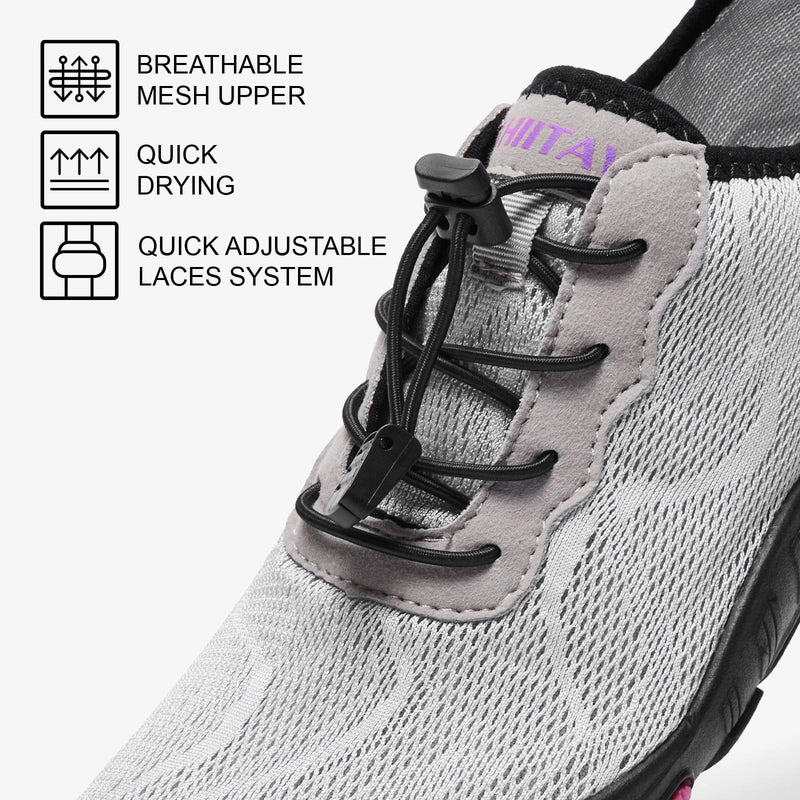 Load image into Gallery viewer, Hiitave Aleader Women&#39;s Barefoot Mesh Water Shoes
